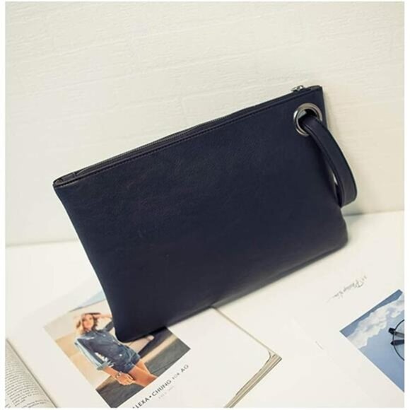 Evening Bags Purse Envelop Clutch Chain Shoulder Womens Golden - Picture 6 of 7